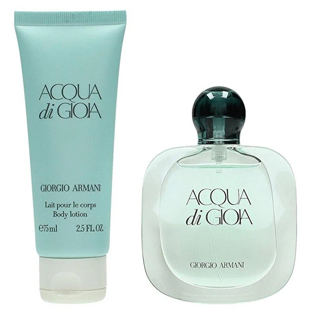 Giorgio Armani Acqua di Gioia Dárková sada, parfémovaná voda 100ml + tělové mléko 75ml