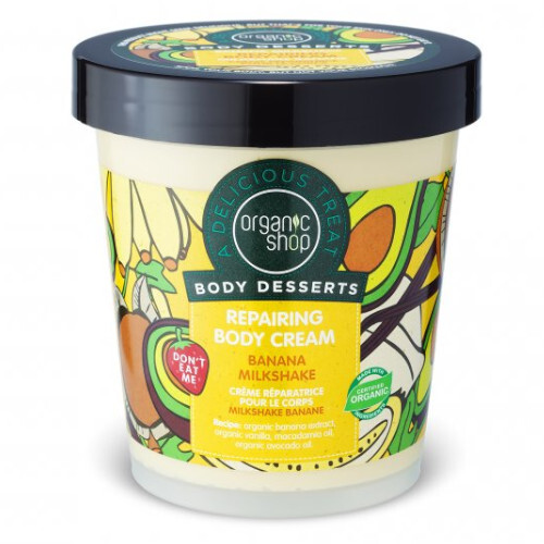 Obnovující tělový krém Body Desserts Banana Milkshake (Repairing Body Cream) 450 ml