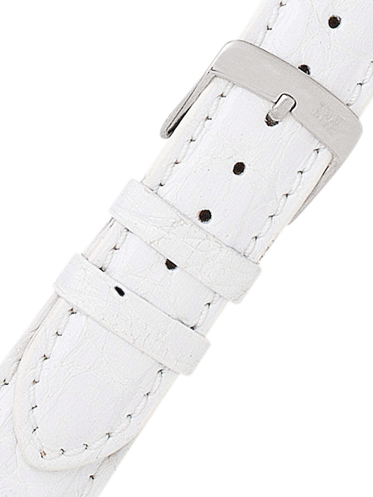 Morellato A01U0518339017CR18 White alligator Watch Strap 18mm