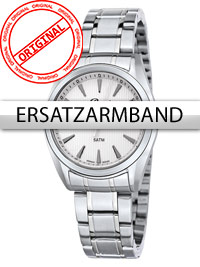 Bossart Replacement Strap steel BW-1310 Ladies Silver