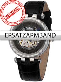 Perigaum Replacement Strap in Black for Millennium Automatic P-0604-SS