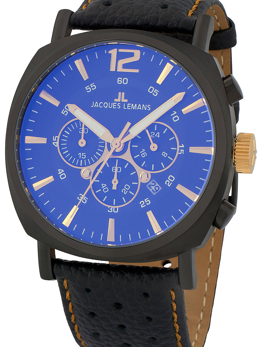 Jacques Lemans 1-1645.1O Lugano Chronograph 46mm 10ATM