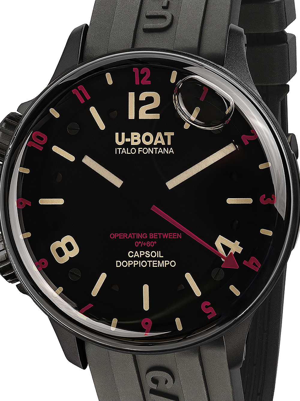 U-Boat 8841 Capsoil Doppiotempo DLC GMT 45mm 10ATM