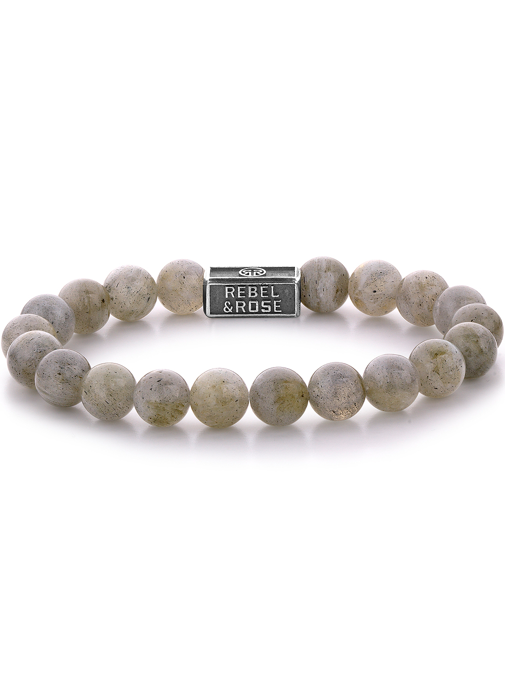 Rebel & Rose Bracelet Labradorite Shield 925 RR-8S005-S-L+ mens