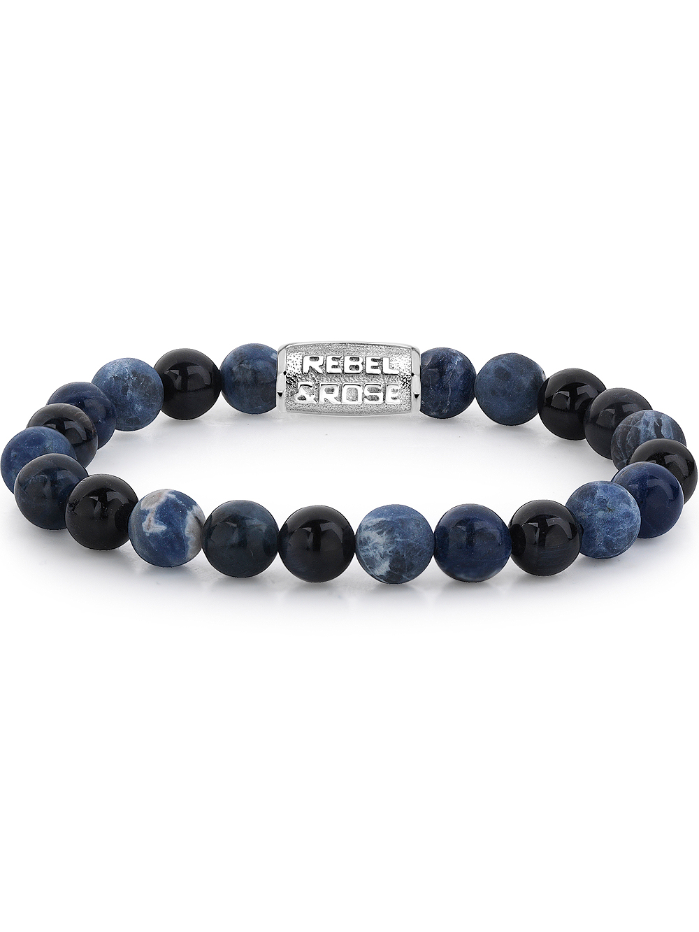 Rebel & Rose Bracelet Blue Rocks RR-80045-S-L+ mens