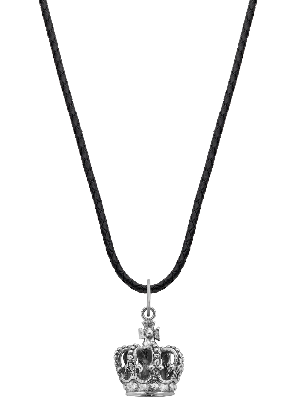 Rebel & Rose NL024-S-70 Royal Crown Unisex Necklace 70cm