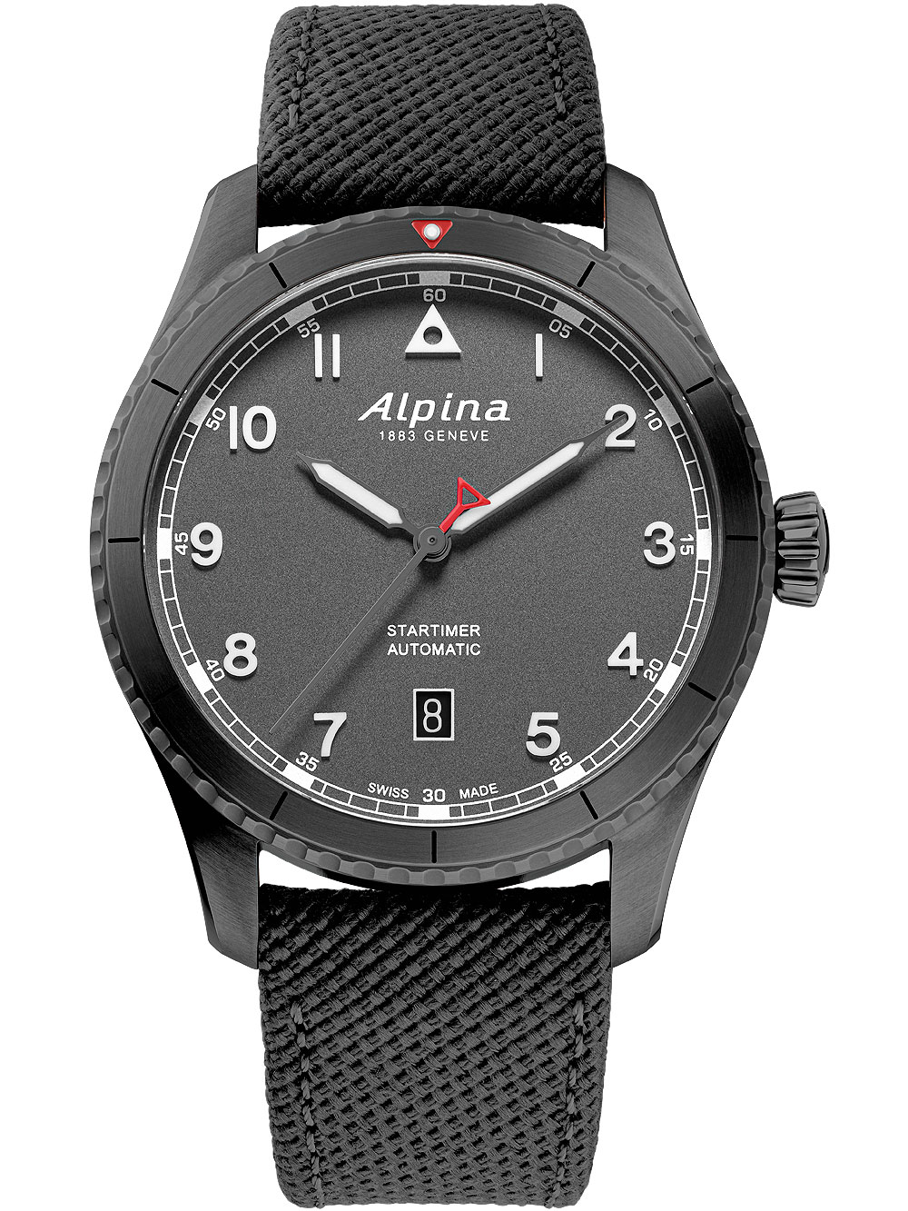 Alpina AL-525G4TS26 Startimer Pilot Automatic Mens Watch 41mm 10ATM