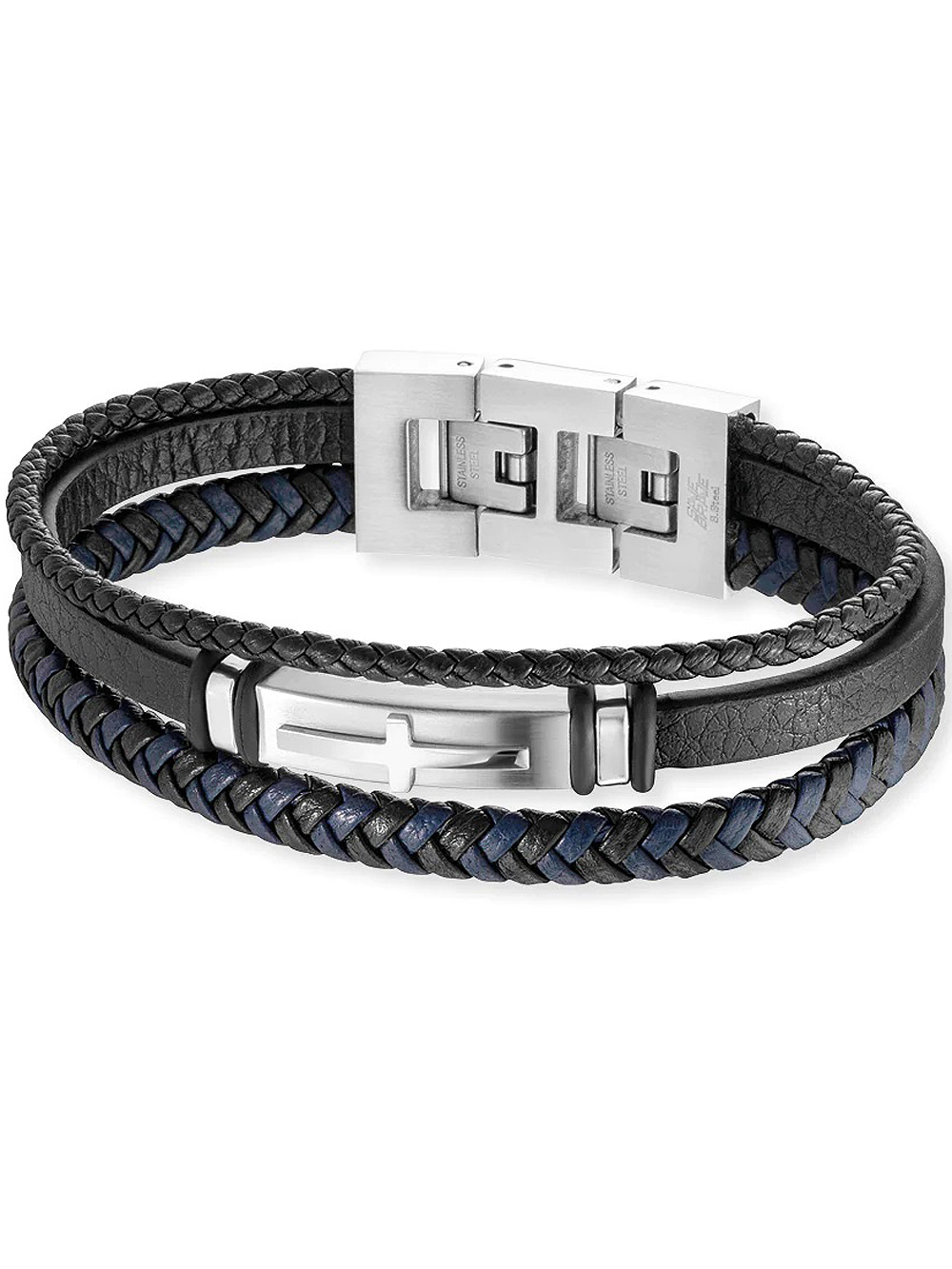 Save Brave Bracelet SBB-LOGAN-BK Mens