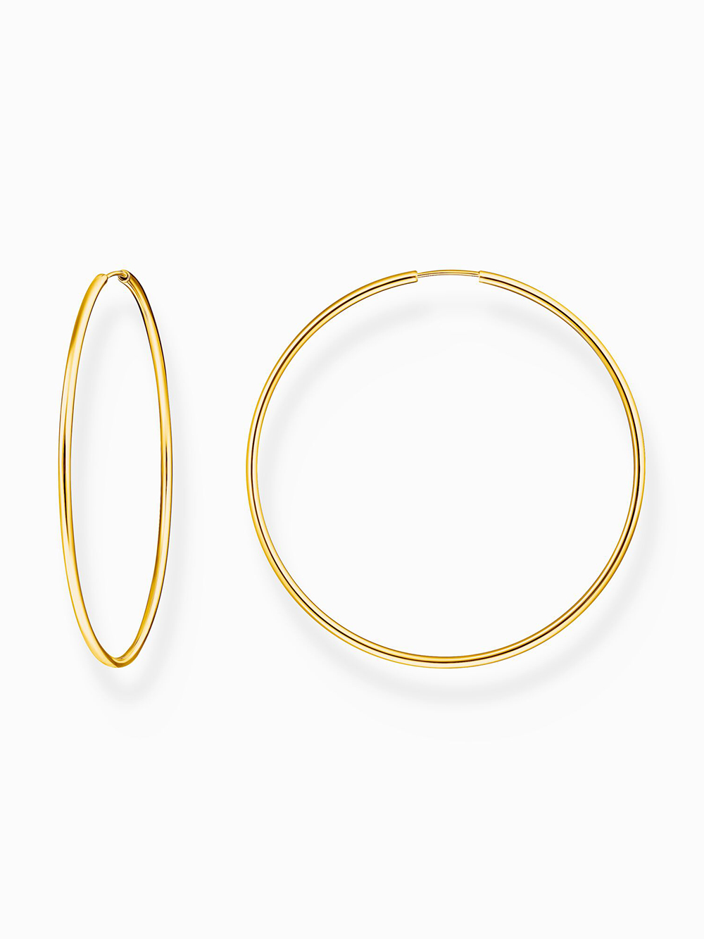 Thomas Sabo CR729-413-39 Gold-plated hoop earrings 60 mm