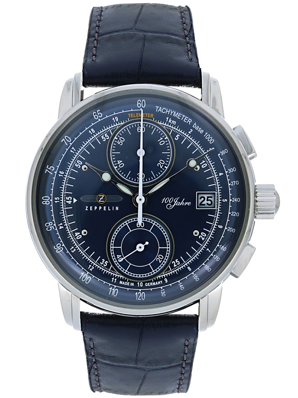 Zeppelin 8670-3 100 years Chrono Men's 43mm 5ATM