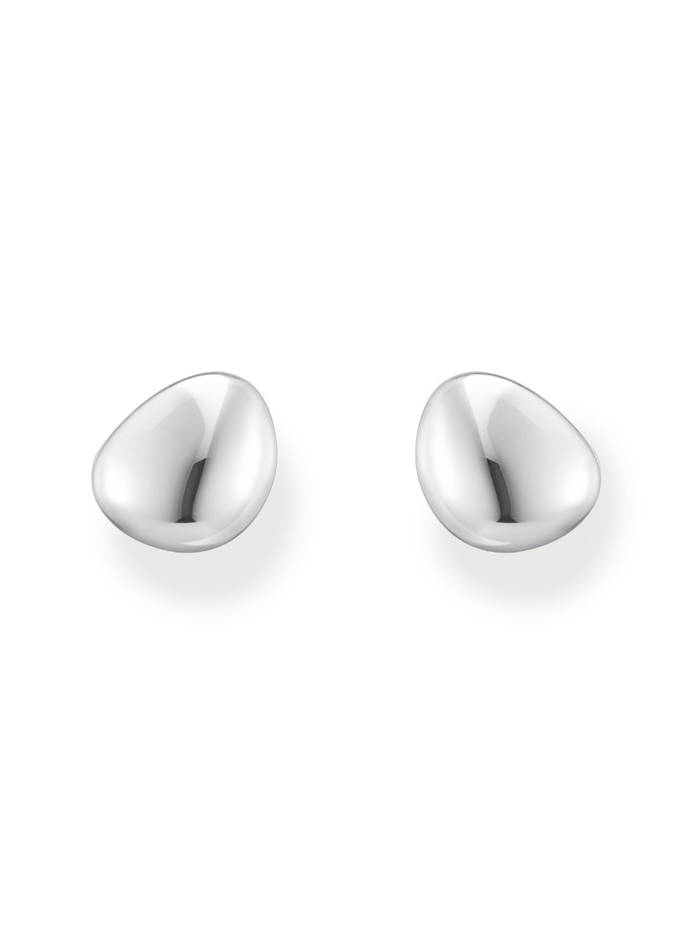 Thomas Sabo H2307-001-21 Bold - Silver Ear Studs organic shape 8,4 mm Ladies