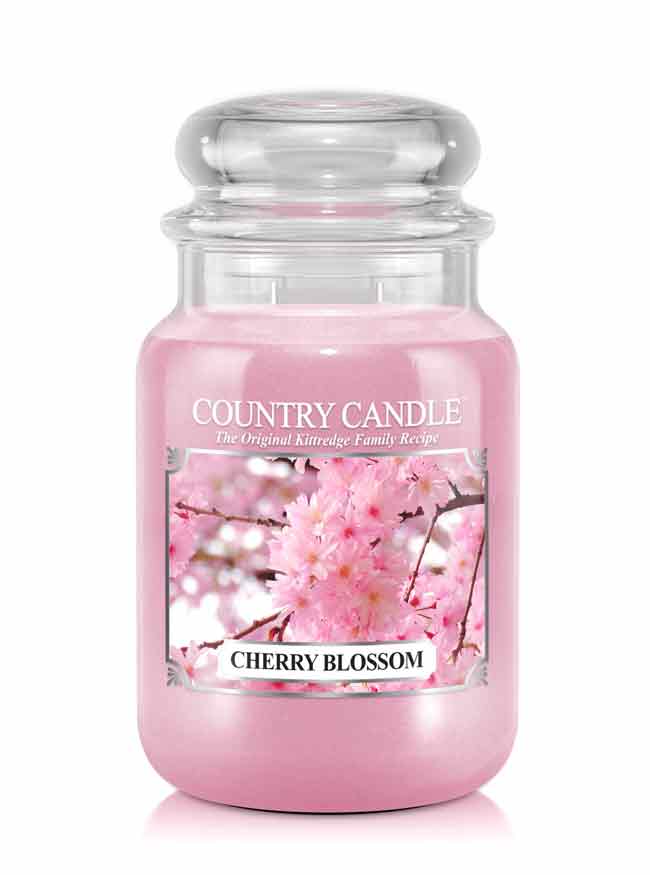 Country Candle Cherry Blossom vonná svíčka velká 2-knotová (652 g)