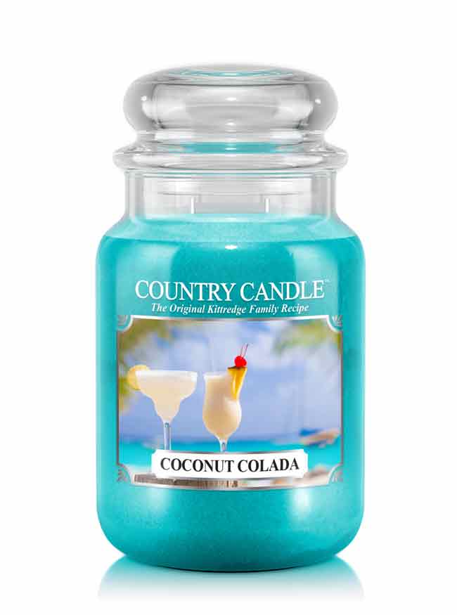 Country Candle Coconut Colada vonná svíčka velká 2-knotová (652 g)