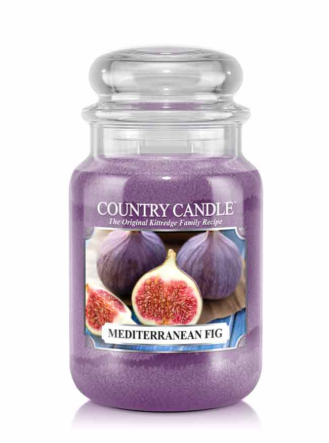 Country Candle Mediterranean Fig vonná svíčka velká 2-knotová (652 g)