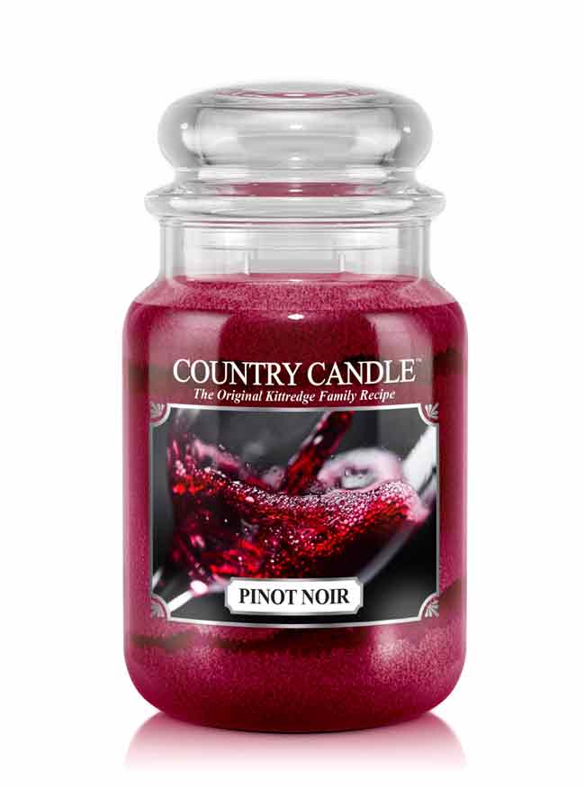 Country Candle Pinot Noir vonná svíčka velká 2-knotová (652 g)