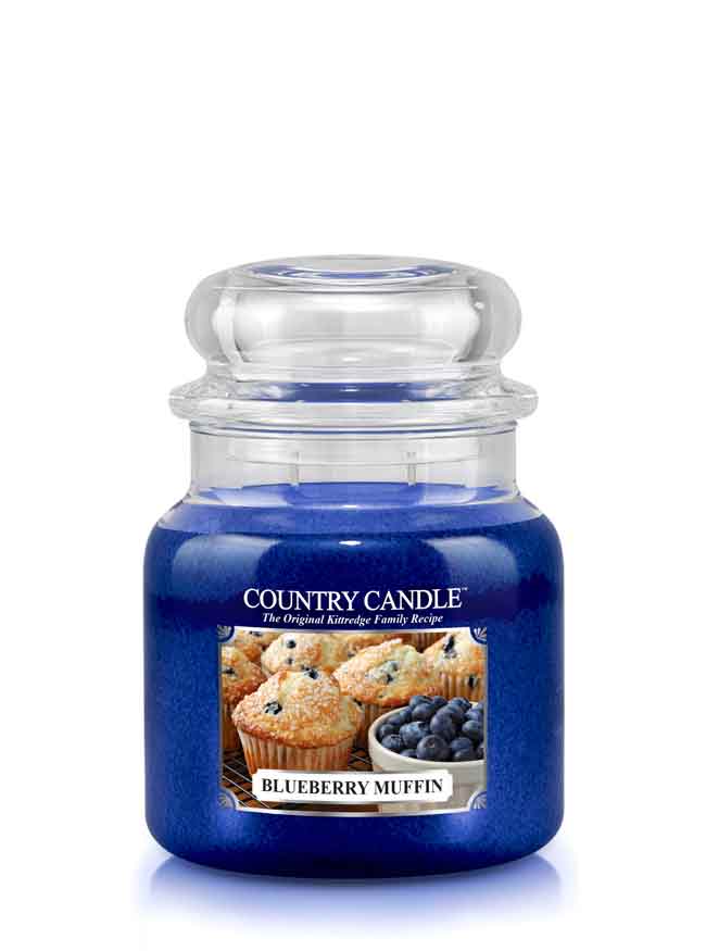 Country Candle Blueberry Muffin vonná svíčka střední 2-knotová (453 g)