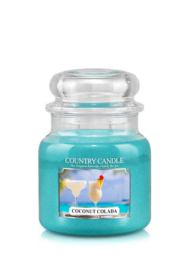 Country Candle Coconut Colada vonná svíčka střední 2-knotová (453 g)