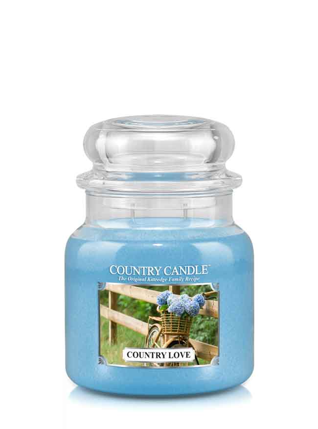 Country Candle Country Love vonná svíčka střední 2-knotová (453 g)