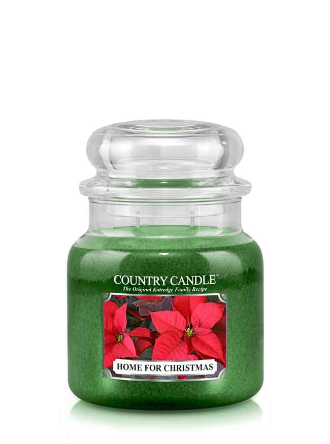 Country Candle Home for Christmas vonná svíčka střední 2-knotová (453 g)