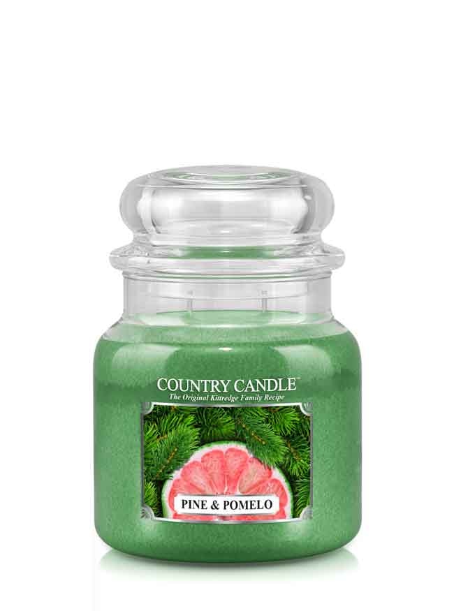 Country Candle Pine & Pomelo vonná svíčka střední 2-knotová (453 g)