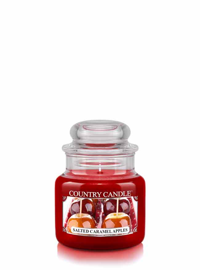 Country Candle Salted Caramel Apples vonná svíčka mini 1-knotová (104 g)