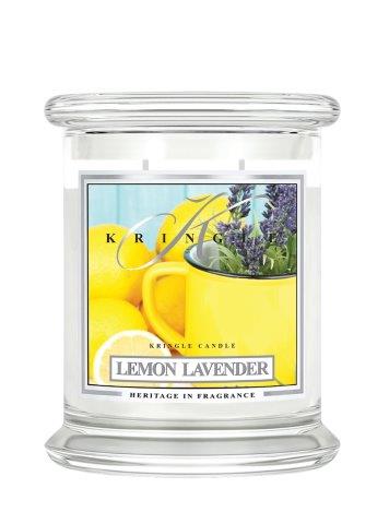 Kringle Candle Lemon Lavender vonná svíčka střední 2-knotová (411 g)