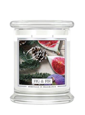 Kringle Candle Fig & Fir vonná svíčka střední 2-knotová (411 g)