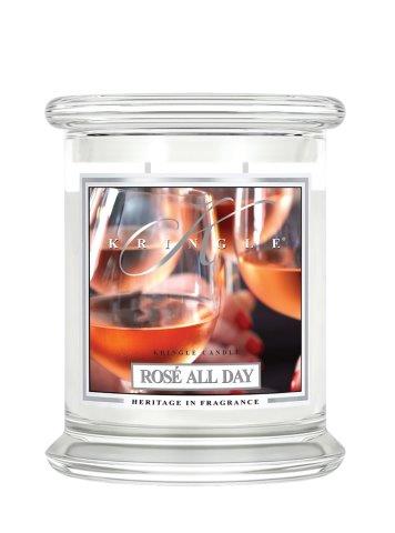 Kringle Candle Rose All Day vonná svíčka střední 2-knotová (411 g)