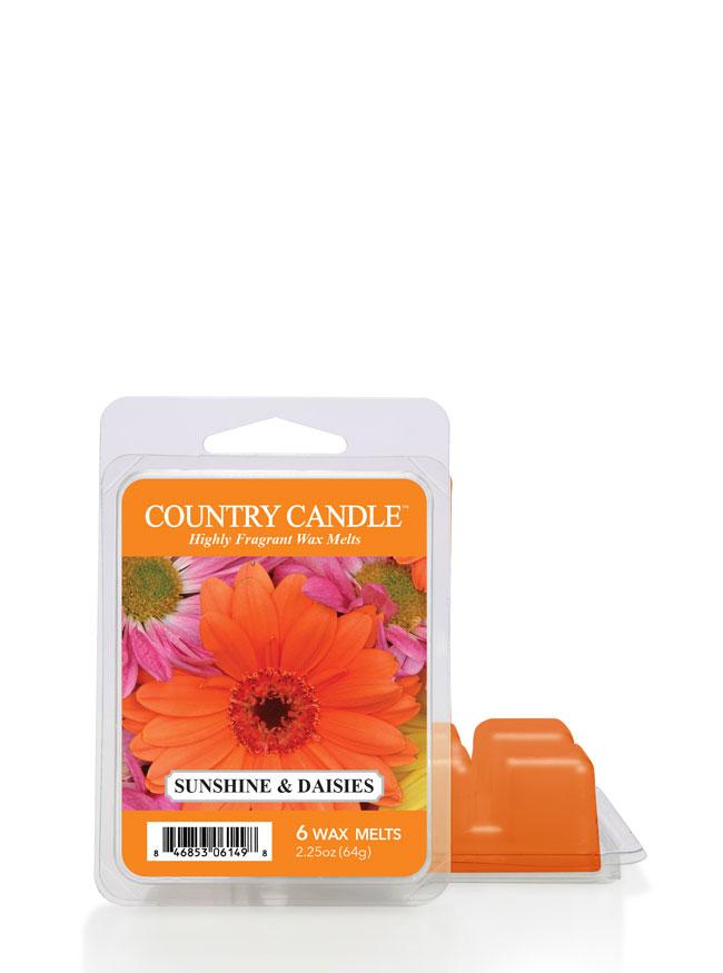 Country Candle Sunshine & Daisies vonný vosk (64 g)