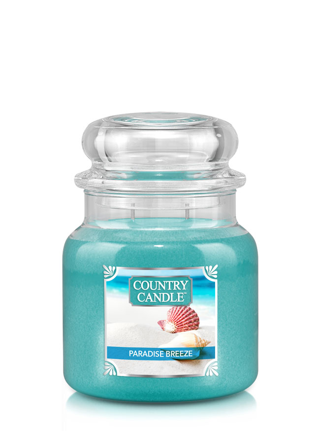 Country Candle Paradise Breeze vonná svíčka střední 2-knotová (453 g)