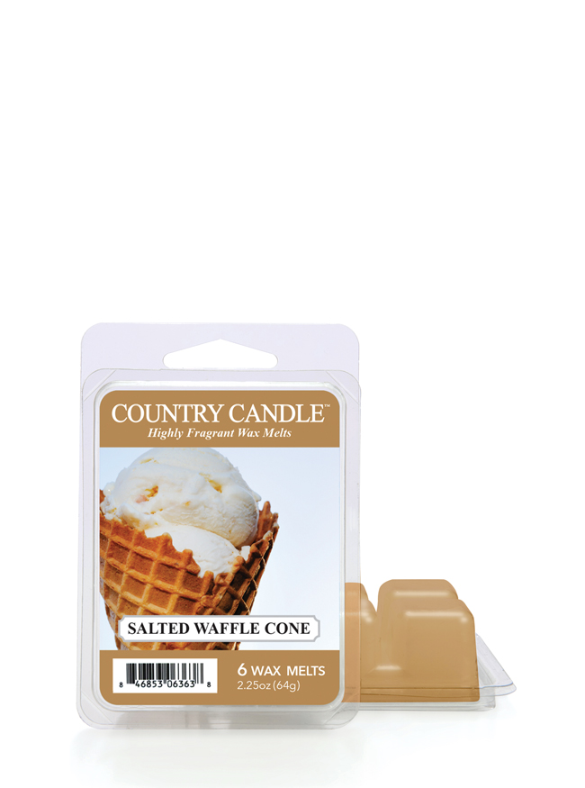 Country Candle Salted Waffle Cone vonný vosk (64 g)