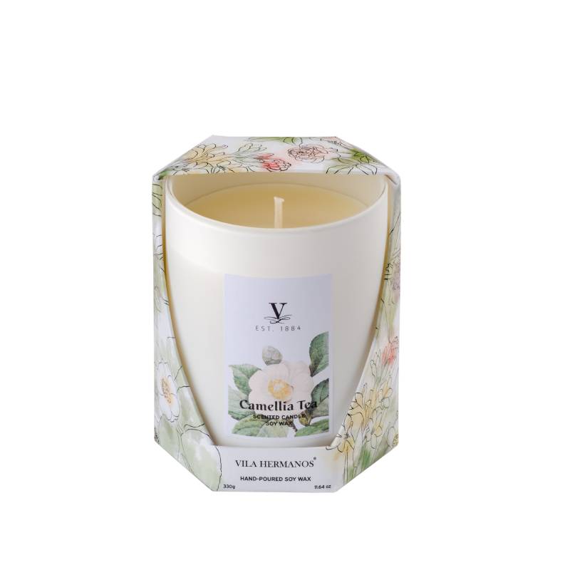 Vila Hermanos Flowers Camellia Tea vonná svíčka 330g