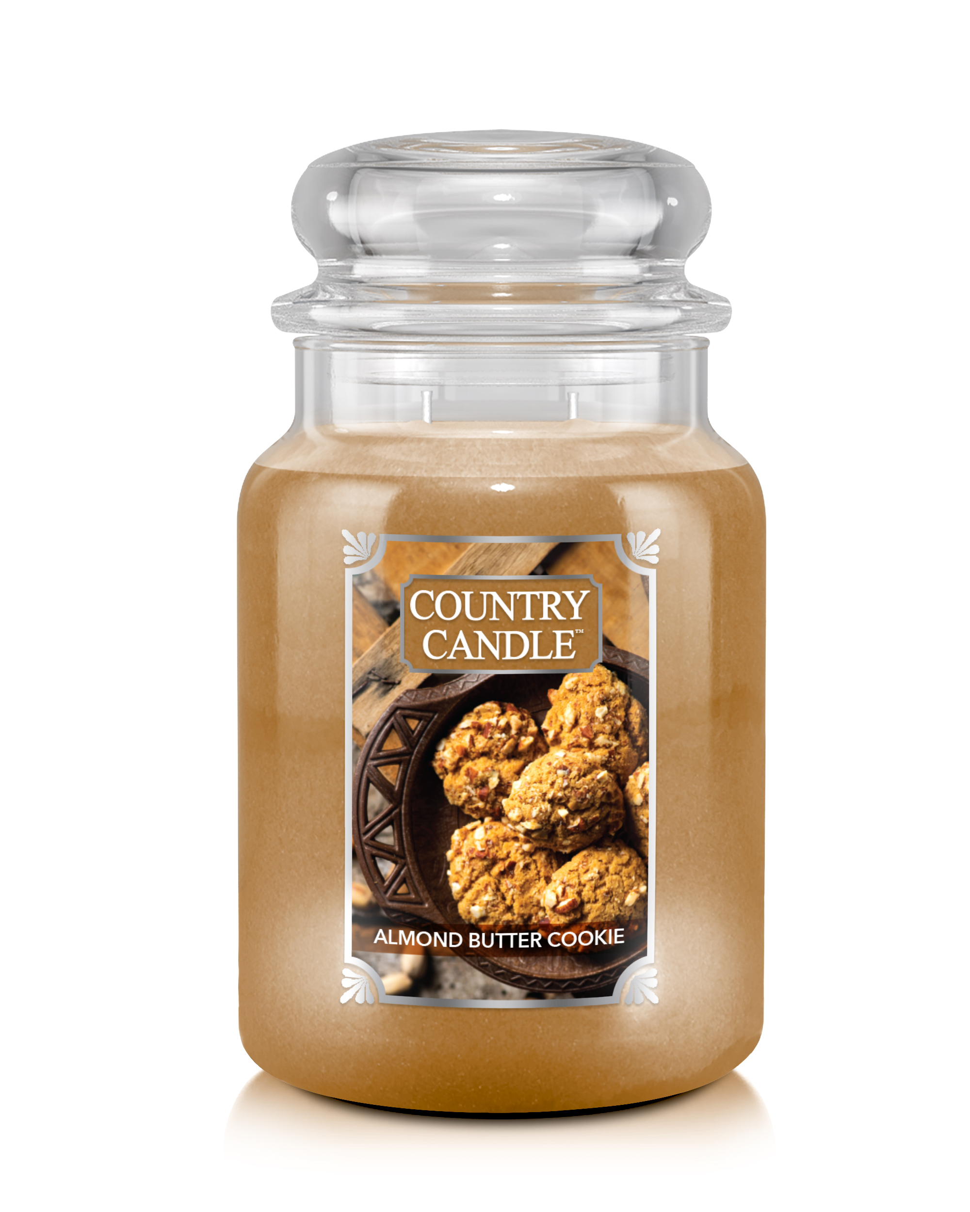 Country Candle Almond Butter Cookies vonná svíčka velká 2-knotová (737 g)