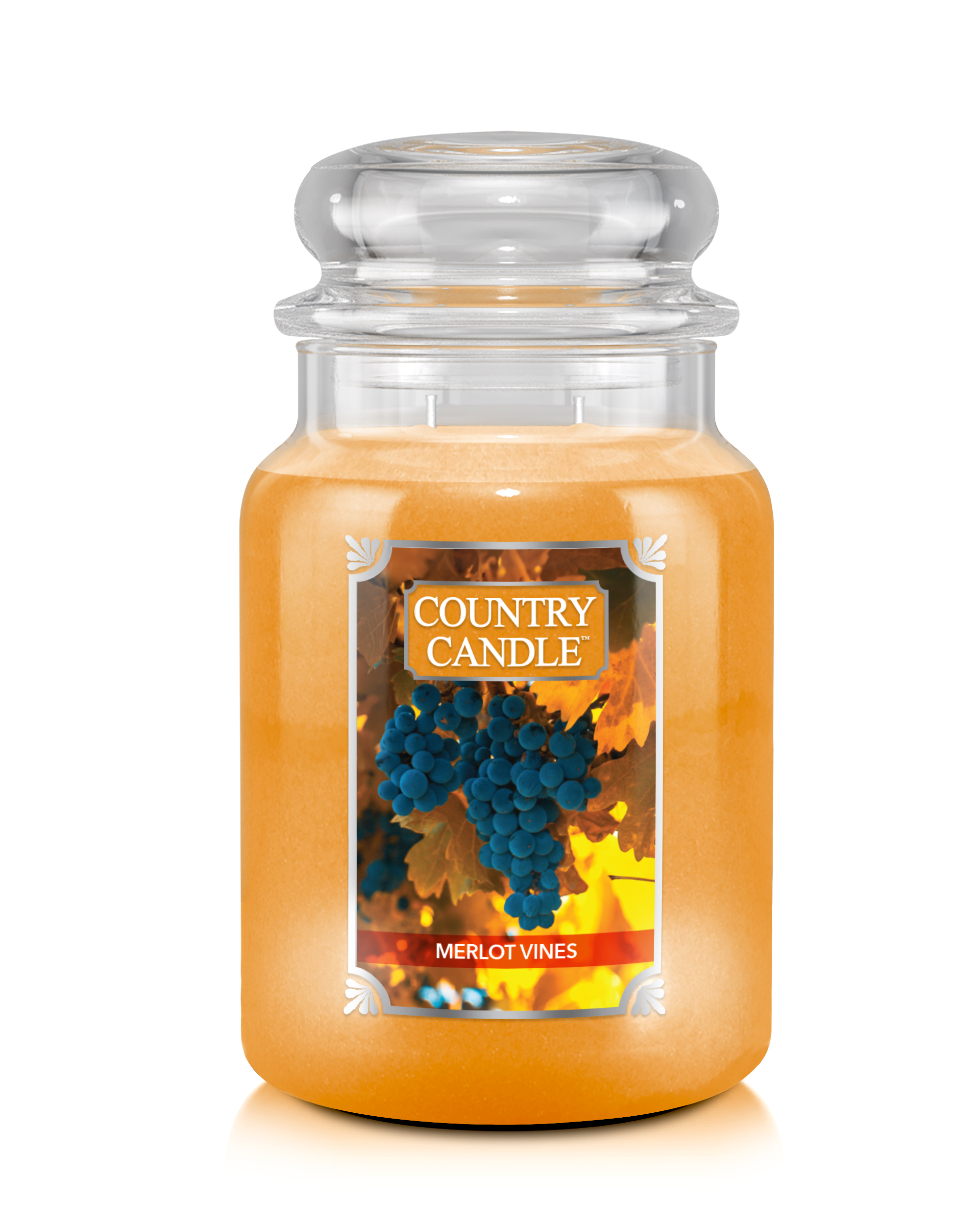 Country Candle Merlot Vines vonná svíčka velká 2-knotová (737 g)