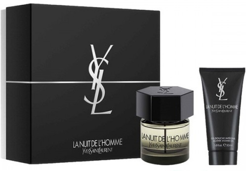 Yves Saint Laurent La Nuit de L´Homme Dárková sada, toaletní voda 60ml + sprchový gel 50ml