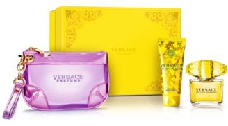 Versace Yellow Diamond Dárková sada, Toaletní voda 90ml + Tělové mléko 100ml + kosmetická taška