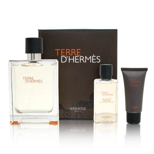 Hermes Terre D´Hermes Dárková sada, toaletní voda 100ml + sprchový gel 40ml + balzám po holení 15ml 