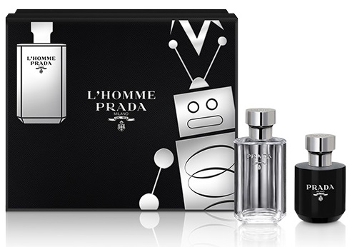 Prada L´Homme Dárková sada, toaletní voda 50ml + sprchový krém 100ml