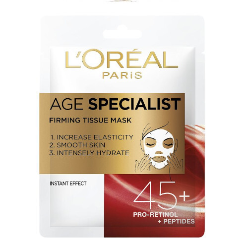 Textilní maska pro okamžité zpevnění a vyhlazení pleti Age Specialist 45+ (Firming Tissue Mask) 1 ks